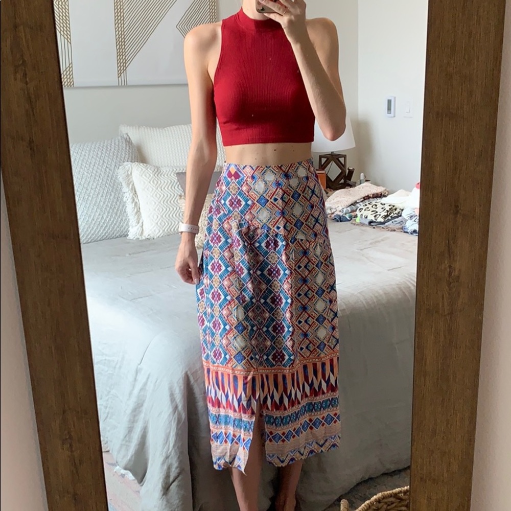 Anthropologie midi skirt size 4